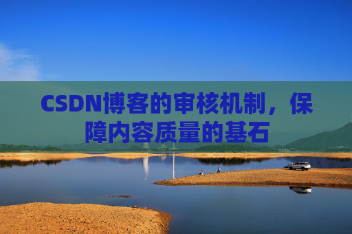 CSDN博客的审核机制，保障内容质量的基石
